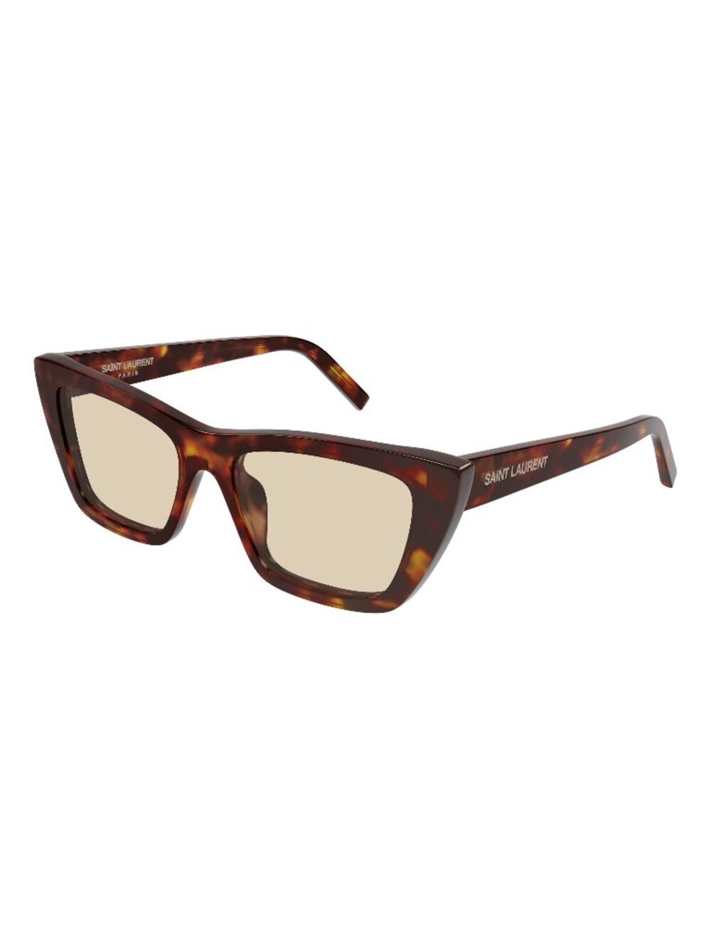 New Saint Laurent Women's Sunglasses Havana Brown Lens Acetate Frame SL 276 MICA